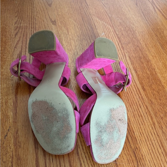 Sz 39 J Peterman hot pink sandals - Picture 4 of 5